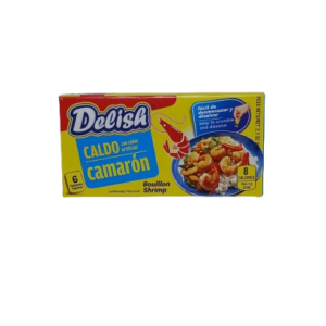 Delish - Caldo sabor a Camaron 10g x 6 x 24 x8