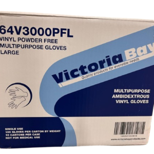 Glove LG VINYL Powder Free 10C100
