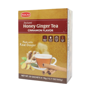 POCAS Honey Ginger Tea with Cinnamon12 /20 Pk
