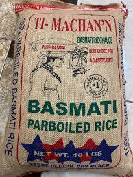 Ti-Machan'n Basmati Parboled Rice 40 Lbs